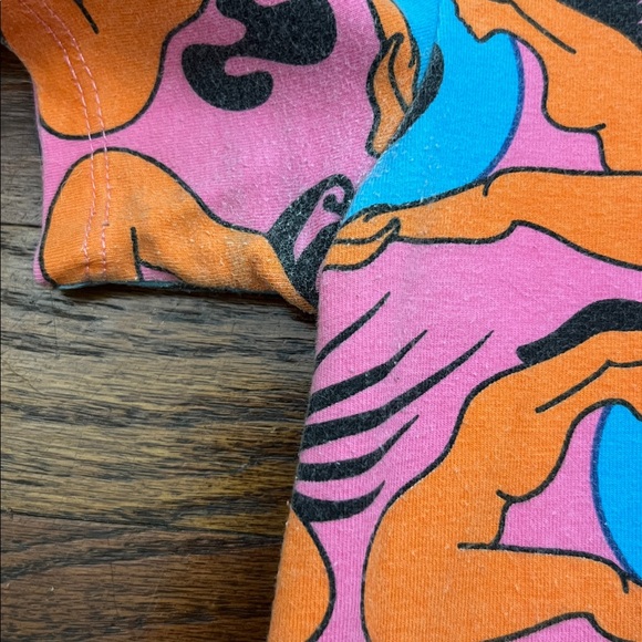 Nooworks Psychedelic Eyes Mock Neck Tee Shirt - Picture 7 of 8